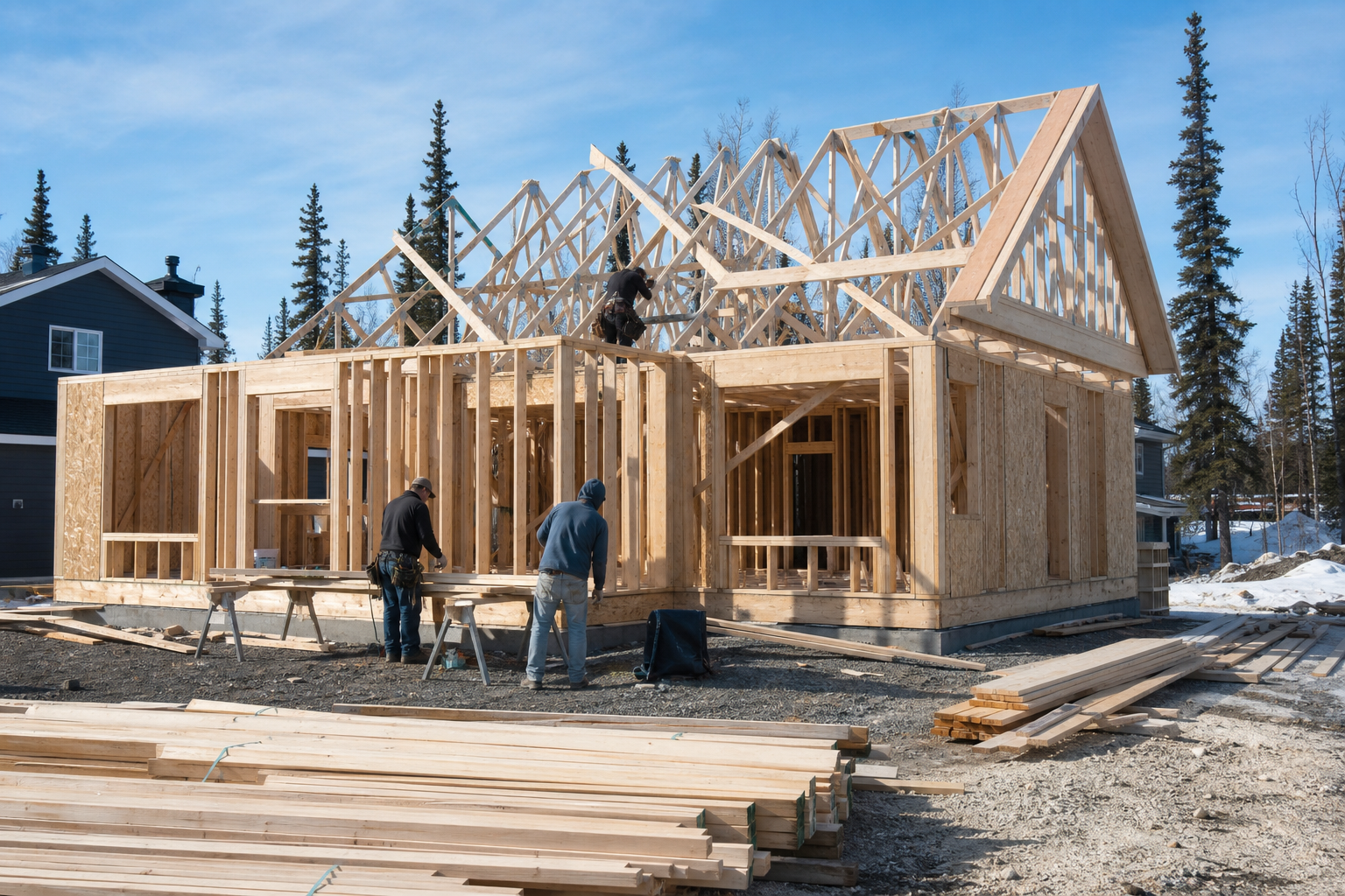 Residential framing construction